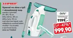 Kaufland LEIFHEIT Vysavač na okna s tyčí + oboustranný mop nabídka