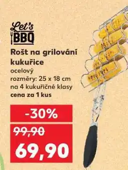 Kaufland Rošt na grilování kukuřice nabídka