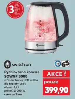 Kaufland Rychlovarná konvice SOWGF 3000 nabídka