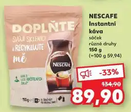Kaufland NESCAFÉ Instantní káva nabídka