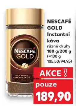 Kaufland Nescafé Gold Instantní káva nabídka