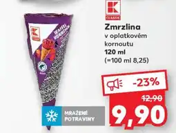 Kaufland Zmrzlina v oplatkovém kornoutu nabídka
