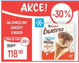 Globus Kinder Bueno Ice Cream nabídka