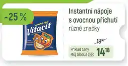 Globus Instantní nápoje s ovocnou příchutí nabídka