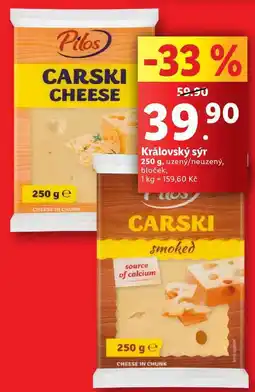 Lidl Královský sýr, 250 g nabídka