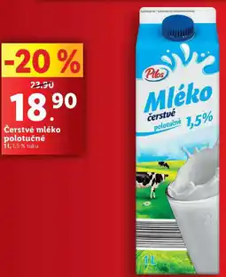 Lidl Čerstvé mléko polotučné, 1 l nabídka