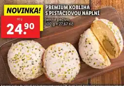 Lidl PREMIUM KOBLIHA S PISTÁCIOVOU NÁPLNÍ, 90 g nabídka