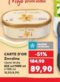 Kaufland Zmrzlina carte d'or nabídka