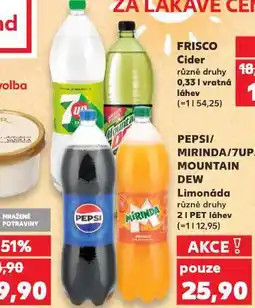 Kaufland Mountain dew nabídka
