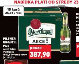 Kaufland Pivo pilsner urquell nabídka