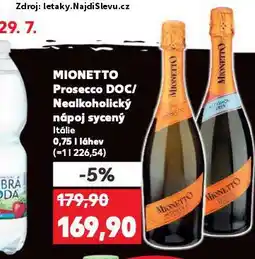 Kaufland Mionetto prosecco doc treviso nabídka