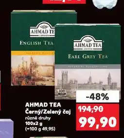 Kaufland Ahmad čaj nabídka