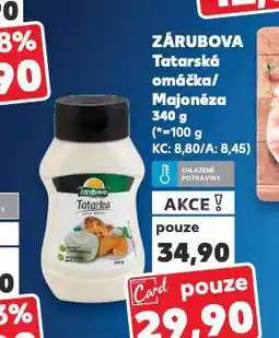 Kaufland Zárubova majonéza nabídka