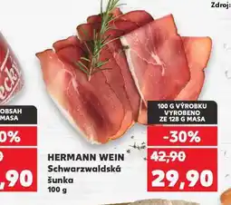 Kaufland Schwarzwaldská šunka nabídka