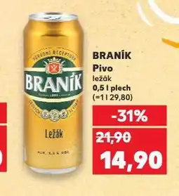 Kaufland Pivo braník nabídka