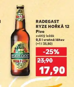 Kaufland Pivo radegast nabídka