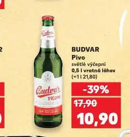Kaufland Pivo budvar nabídka