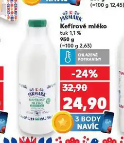 Kaufland Kefírové mléko nabídka