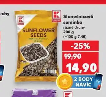 Kaufland Slunečnicová semínka nabídka