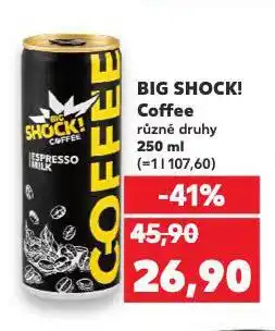 Kaufland Big shock! energetický nápoj nabídka