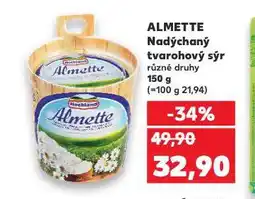 Kaufland Almette nadýchaný sýr nabídka