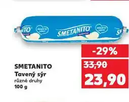 Kaufland Smetanito tavený sýr nabídka