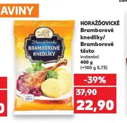 Kaufland Bramborové knedlíky nabídka
