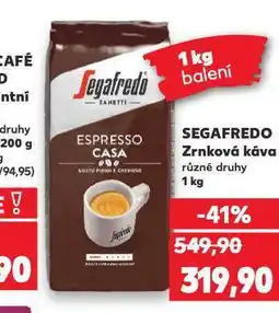 Kaufland Káva segafredo nabídka