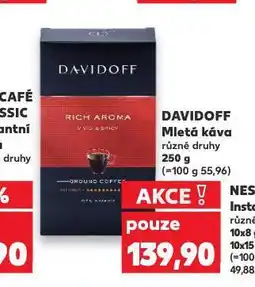 Kaufland Káva davidoff nabídka