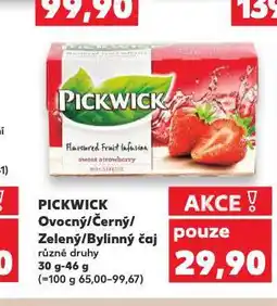 Kaufland Pickwick čaj nabídka