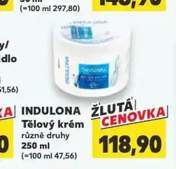 Kaufland Indulova tělový krém nabídka