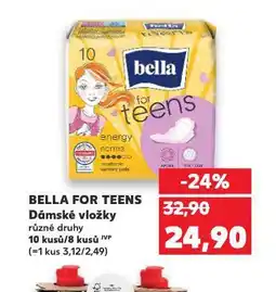 Kaufland Bella dámské vložky nabídka