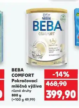 Kaufland Beba kojenecká výživa nabídka