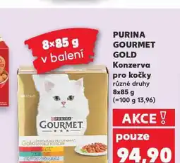 Kaufland Gourmet gold konzervy pro kočky nabídka