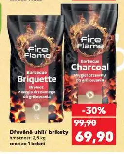 Kaufland Dřevěné brikety nabídka