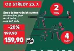 Kaufland Sada jednoručních svorek nabídka