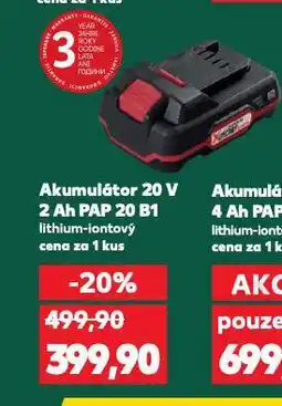 Kaufland Akumulátor nabídka