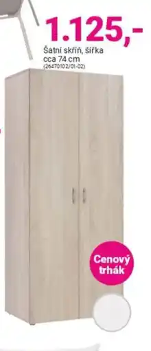 Möbelix Šatní skříň, šířka cca2) nabídka