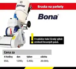 Bauhaus Bruska na parkety nabídka