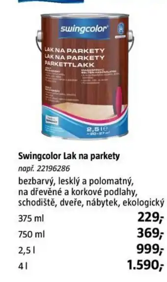 Bauhaus Swingcolor Lak na parkety nabídka
