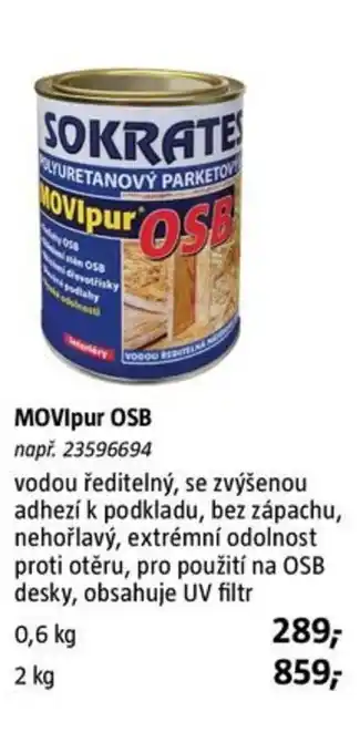 Bauhaus MOVIpur OSB nabídka