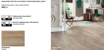 Bauhaus Rozměr lamely: 1220 x 181 x 4,2 mm | Balení: 10 lamel | Obsah balení: 2,208 m² nabídka