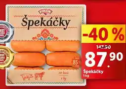 Lidl Špekáčky, 1 kg nabídka