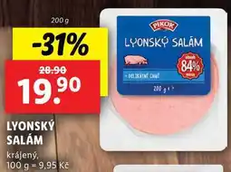 Lidl LYONSKÝ SALÁM, 200 g nabídka