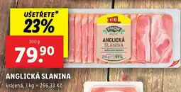 Lidl ANGLICKÁ SLANINA, 300 g nabídka