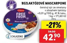 Lidl BEZLAKTÓZOVÉ MASCARPONE, 250 g nabídka