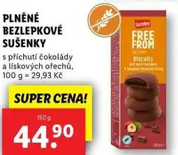 Lidl PLNĚNÉ BEZLEPKOVÉ SUŠENKY, 150 g nabídka