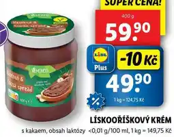 Lidl LÍSKOOŘÍŠKOVÝ KRÉM, 400 g nabídka