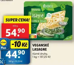 Lidl VEGANSKÉ LASAGNE, 400 g nabídka