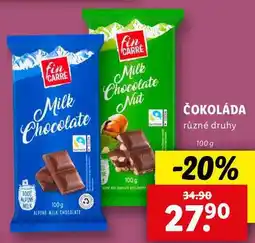 Lidl ČOKOLÁDA, 100 g nabídka